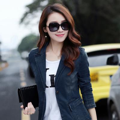 ÁO KHOÁC JEAN NỮ CỔ VEST - NK360